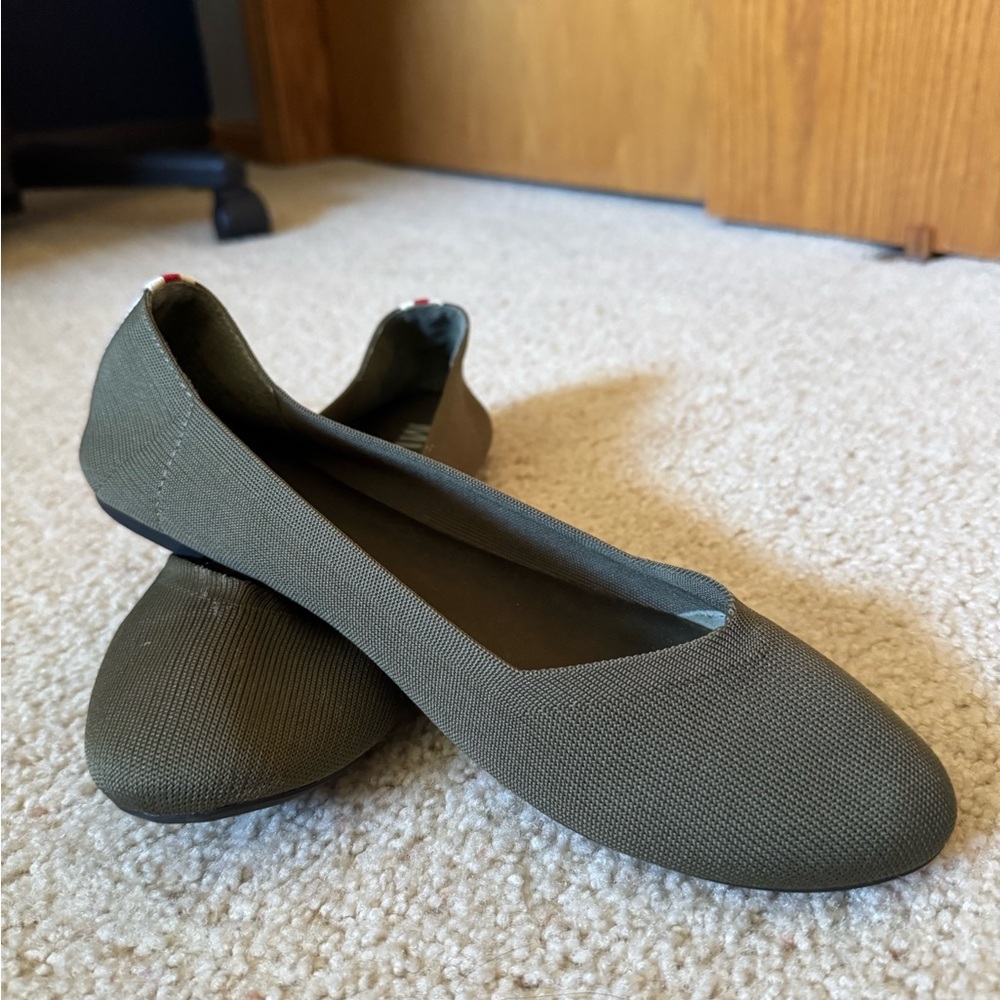 Olive Green Women's Flats
